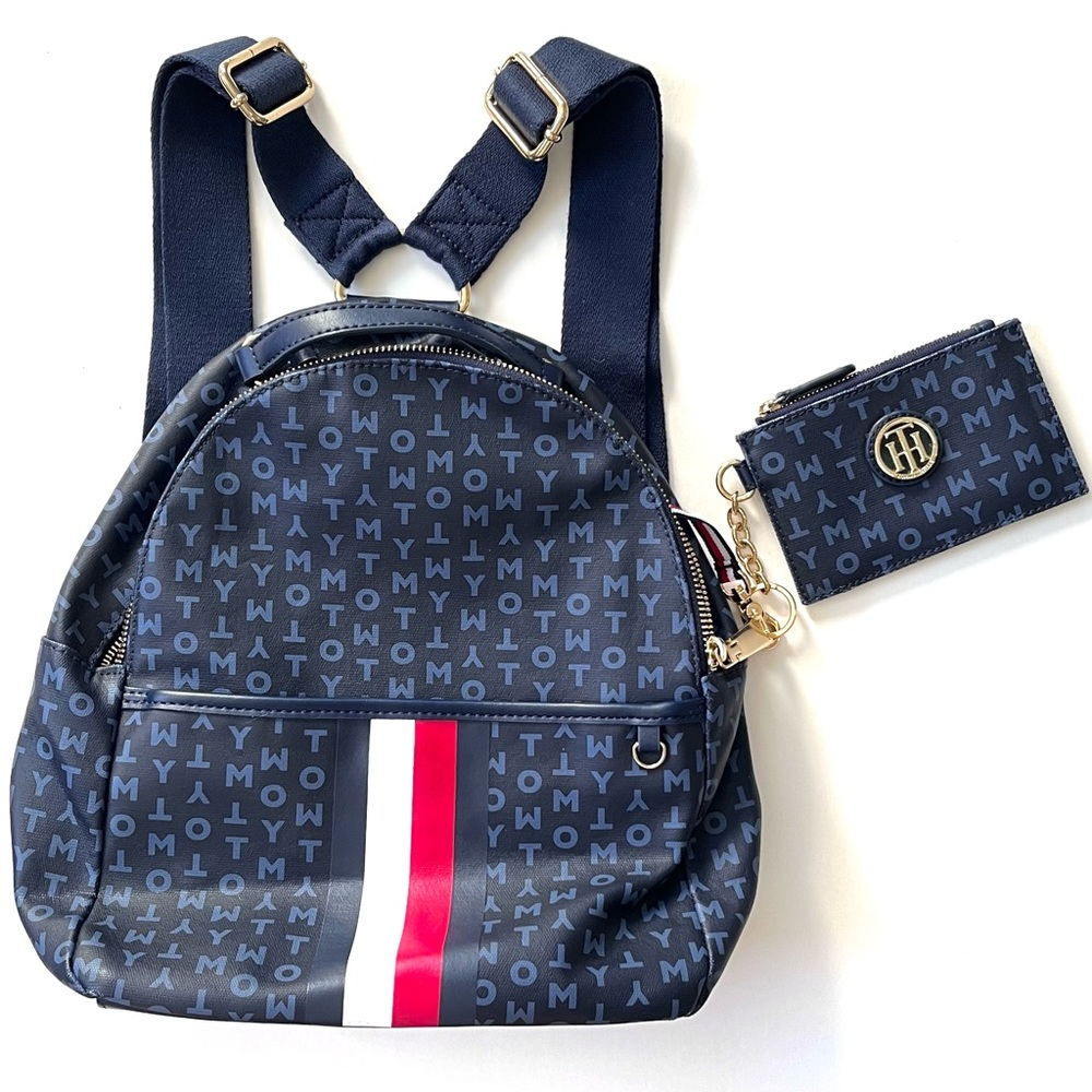 Matching Tommy Hilfiger Blue Mini Back Pack & Wallet